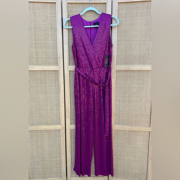 JM Studio Jumpsuit - Fuchsia - Picture 1 of 8